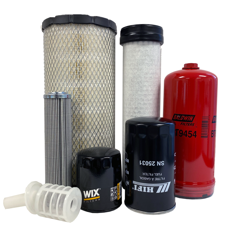 CFKIT Maintenance Filter Kit Compatible with Take-uchi TL150 Loaders w/ 4TNV106T Eng.