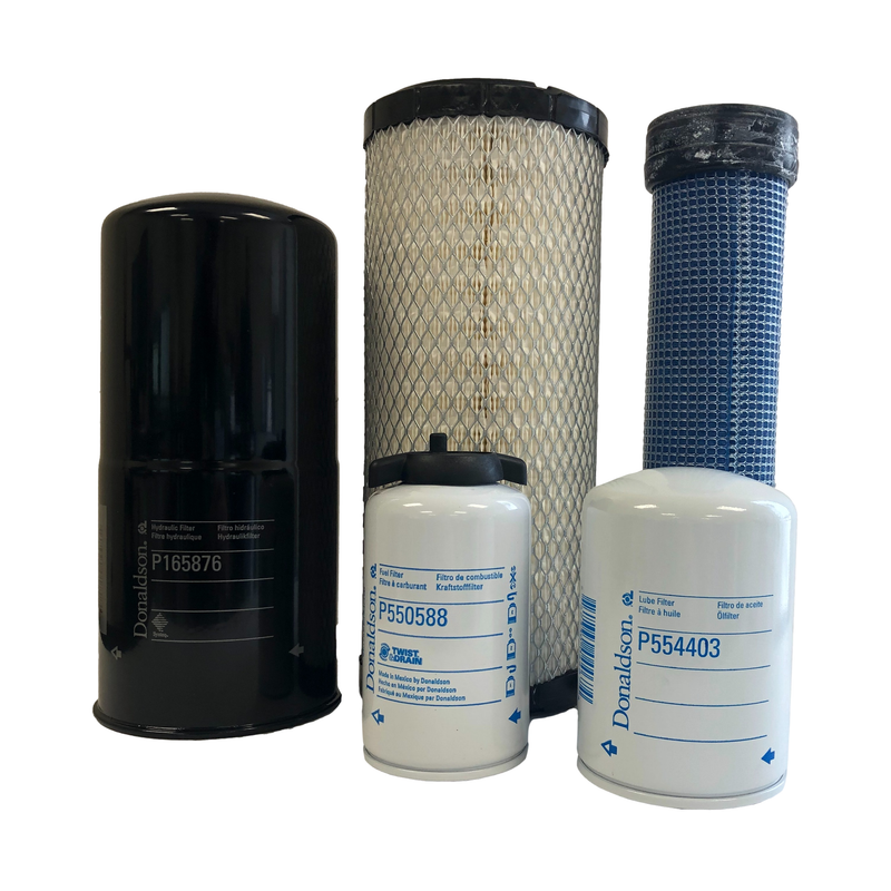 CFKIT Maintenance Filter Kit Compatible with Volvo MC80 Backhoe Loader w/ 1004.42 Eng.