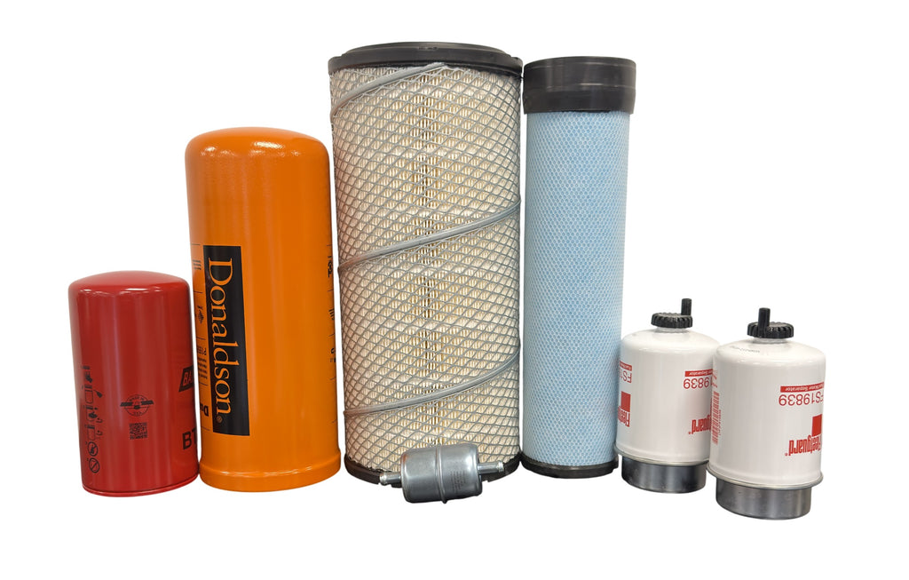 CFKIT Maintenance Filter Kit Compatible with CAT 416C Backhoe Loader PIN 4ZN17675 - Crossfilters