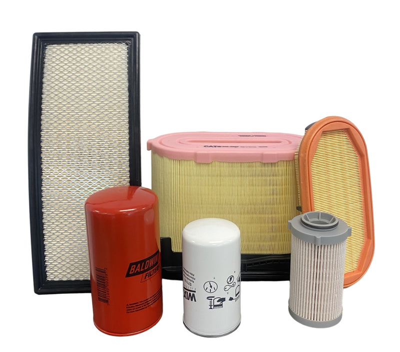 CFKIT Maintenance Filter Kit Compatible with C A T 416F Backhoe S/N KSF (W/CAB Filter)