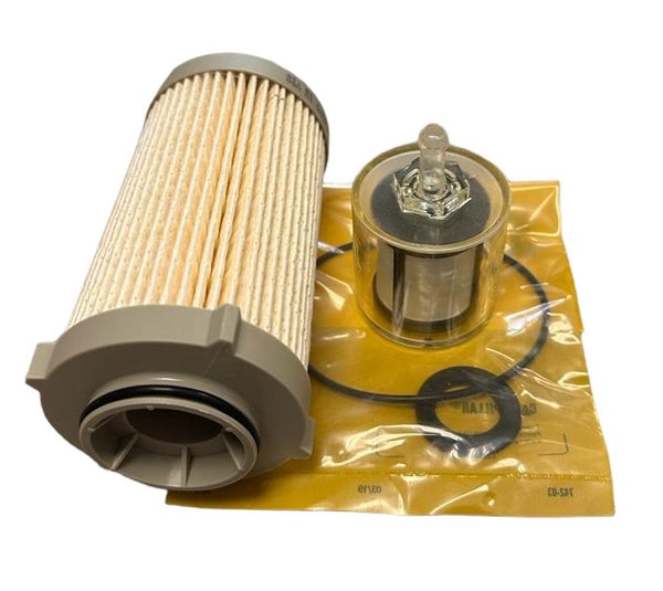 CFKIT Fuel Filter Set Compatible with CAT 226D 232D 236D 242D 246D 262
