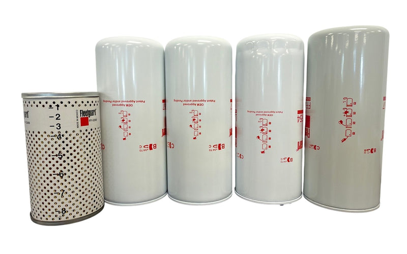 CFKIT Filter Kit Compatible With VOLVO D13 OIL CHANGE KIT FF5507, 2 LF667, LF3654, FF5369W - Crossfilters