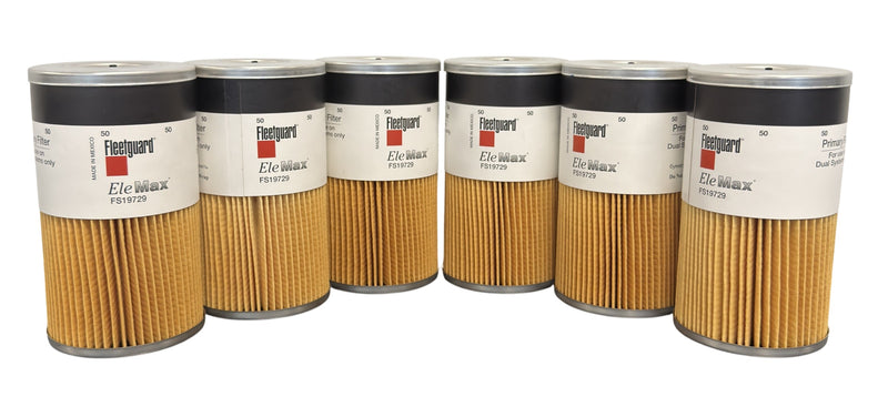 FS19729 Fleetguard Pac, Fs - Pack of 6 - Crossfilters