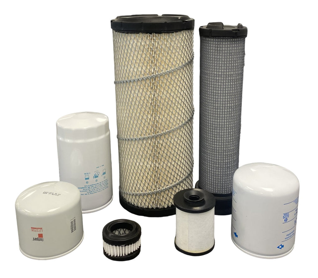 CFKIT Maintenance Filter Kit compatible with Hyundai 33D-9 Diesel Forklift (Eng KubotaV3307)