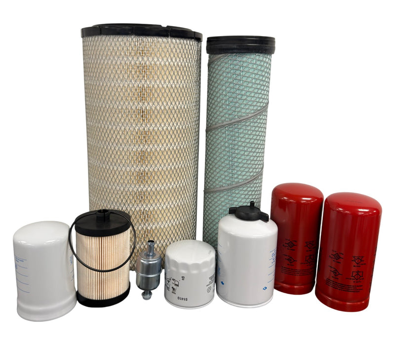 CFKIT Maintenance Filter Kit Compatible With John deere 624K 4WD Loader (S.N. 642635-658064)