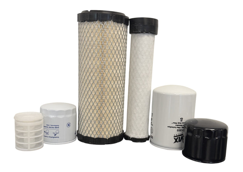 CFKIT Maintenance Filter Kit Compatible with John Deere 3005 Compact Tractor