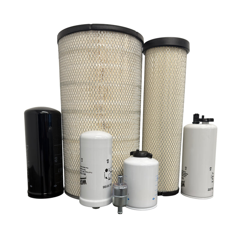 CFKIT Maintenance Filter Kit Compatible with John Deere 644J, 724J (SN 590068-611231)