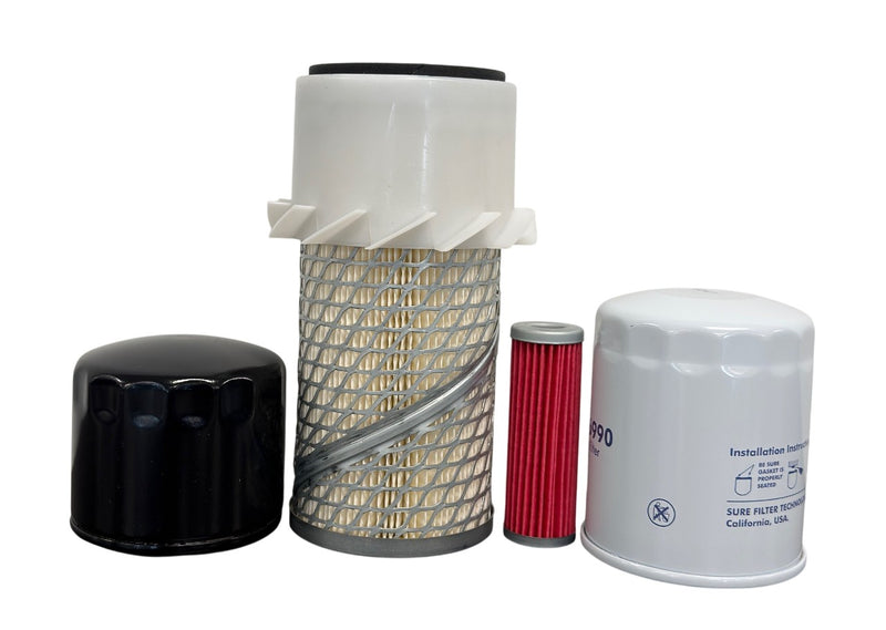 CFKIT Maintenance Filter Kit Compatible with Kubota B6200 B7100 B7200 HST Tractor - Crossfilters