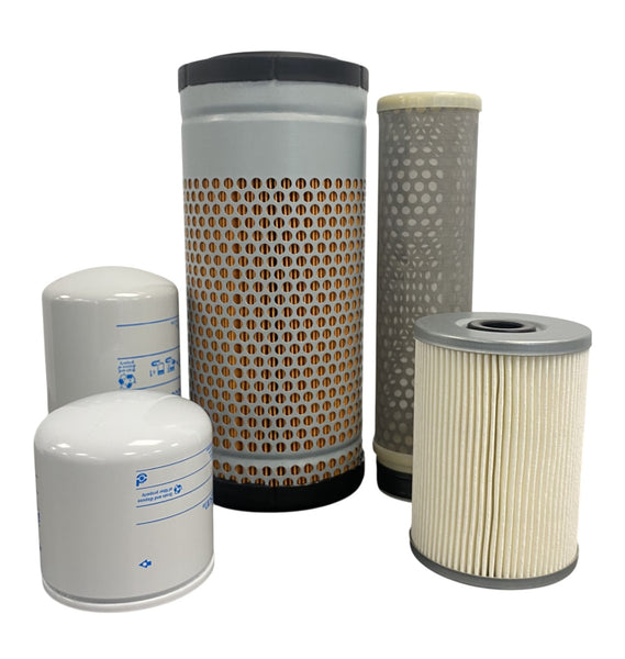 CFKIT Maintenance Filter Kit Compatible with Kobelco SK45 SRX-6E Mini