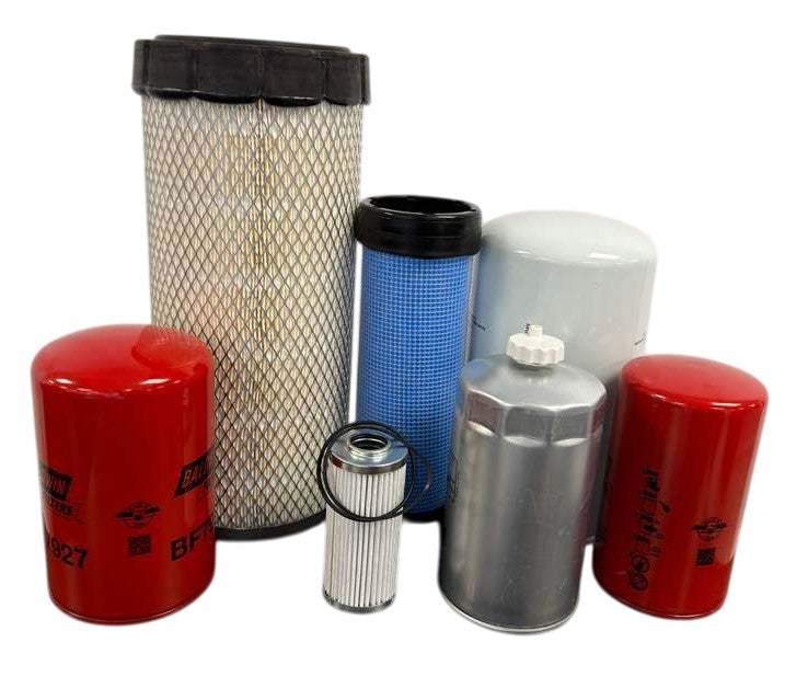 CFKIT Maintenance Filter Kit Compatible with New Holland T5.105 Tractor Tier 4 (07/12 - 09/17)