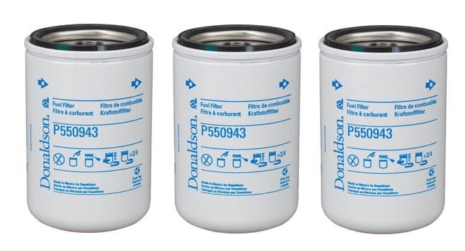 P550943 Donaldson Fuel Filter, Spin-On Secondary