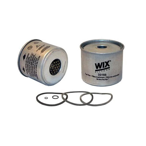 33166 Wix Cartridge Fuel Metal Canister Filter (Replaces: New Holland 505776) - Crossfilters