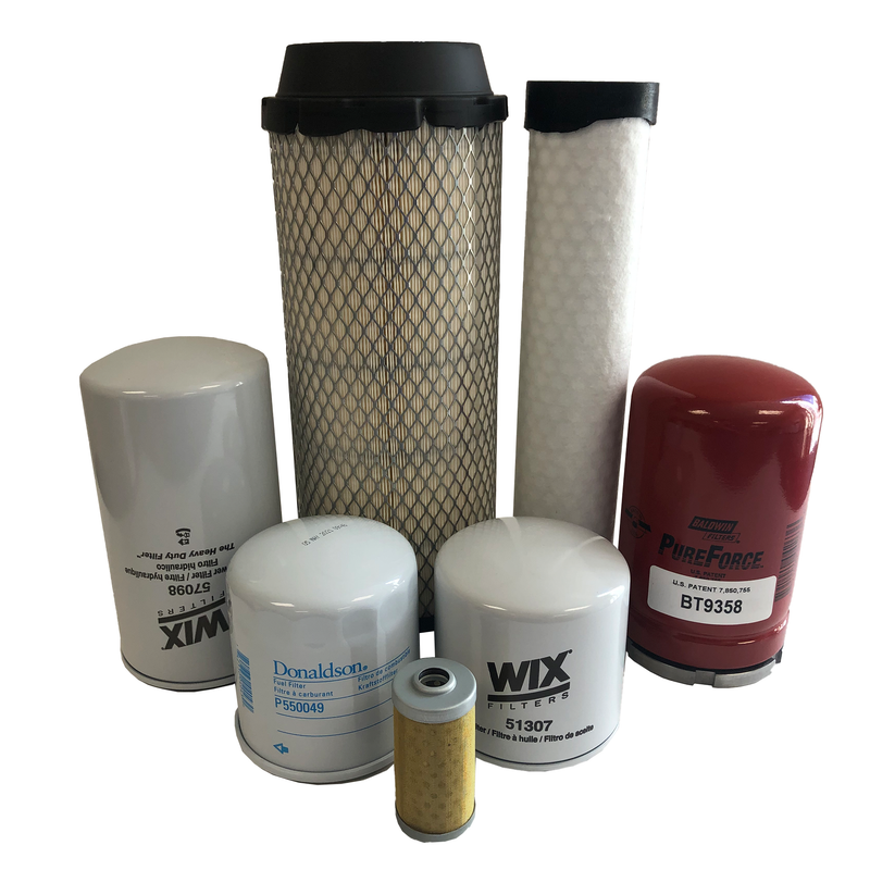 CFKIT Maintenance Filter Kit Compatible with KUB L4060 HST Compact Tractors w/ V2403 Diesel Engine