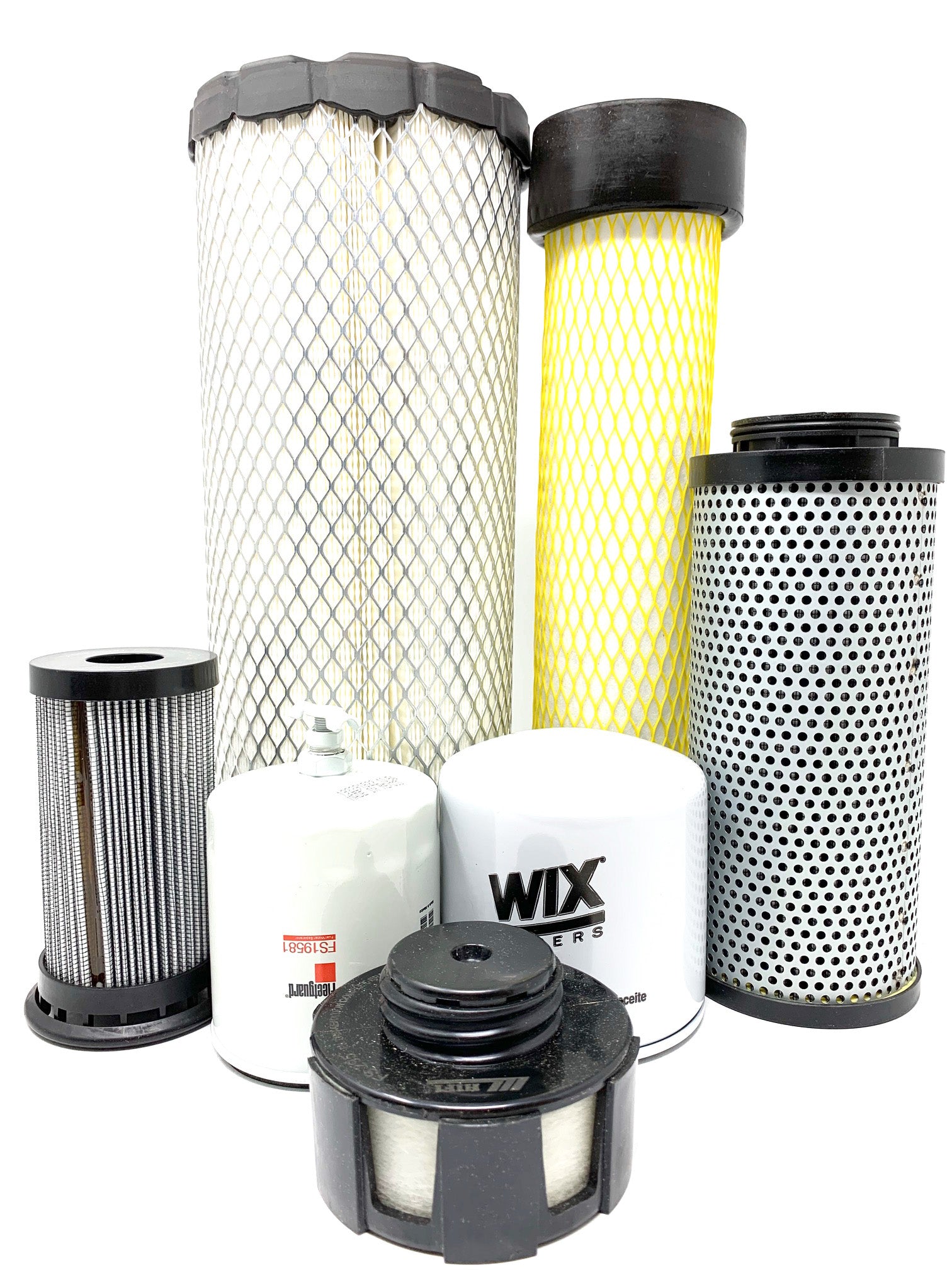 1000/2000 Hour CFKIT Filter Kit, Compatible with Bobcat  S/T 550-590 Loaders, It4 Engines