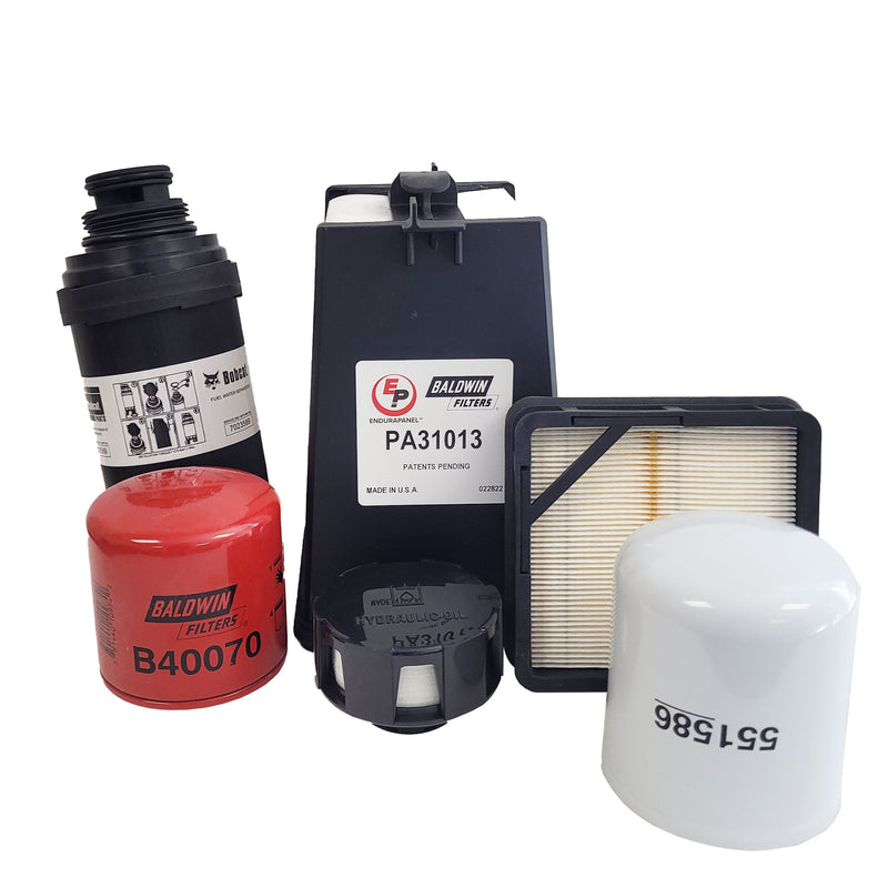 CFKIT 1000/3000 Hour Maintenance Filter Kit Compatible with S630 S650 T630 T650 Loaders 7333719