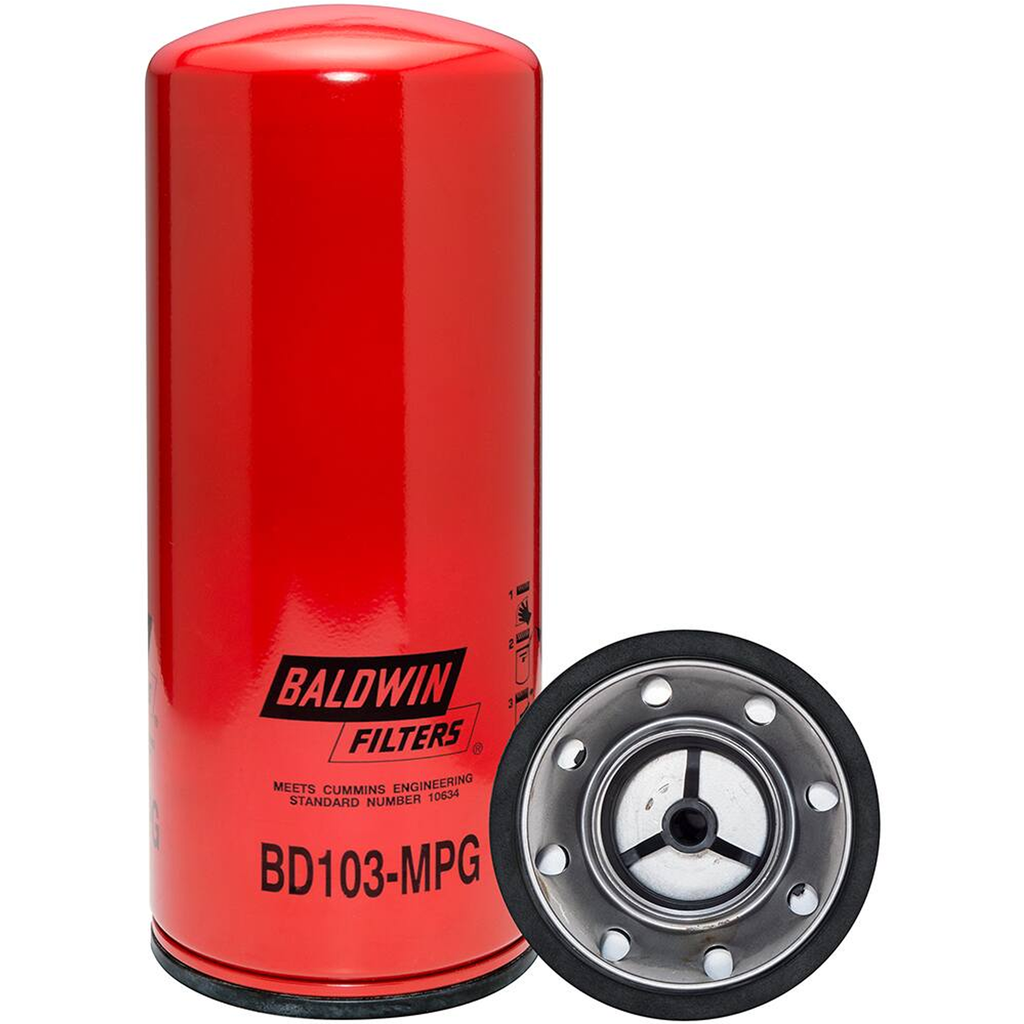 BD103 Baldwin Lube Spin-on (Replacement Compatible with: Cummins 3318853; Fleetguard LF3000)