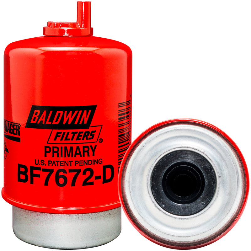 BF7672-D Baldwin Fuel/Water Coalesce (Replacement for Caterpillar 131-1812; John Deere RE53729, RE62421; Donaldson P550398; Fleetguard FS19554)