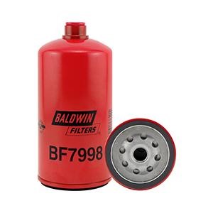 BF7998 Baldwin Fuel/Water Separator Spin-on with Sensor Port - crossfilters
