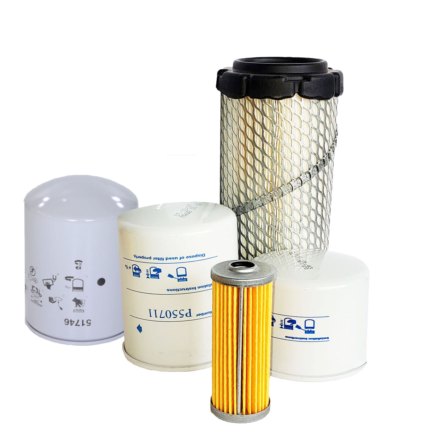 thumbnail image 2 of Branson Tractor 2400H Maintenance Filter Kit – A1100N2_TIER-4 Engine – BTSET07 2 of 2