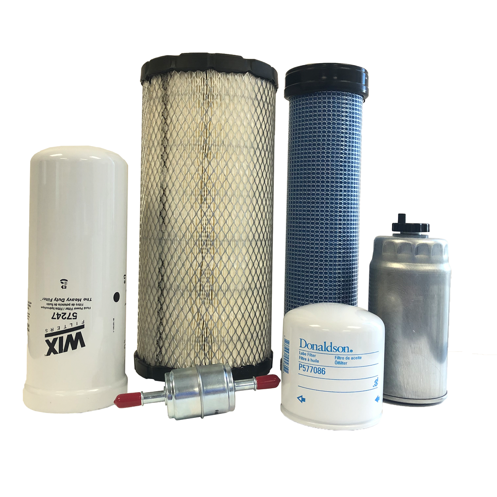 CFKIT Maintenance Filter Kit Compatible with C A S E  420CT Series 3 Track Loaders w/ 432T/M3 Diesel Eng.