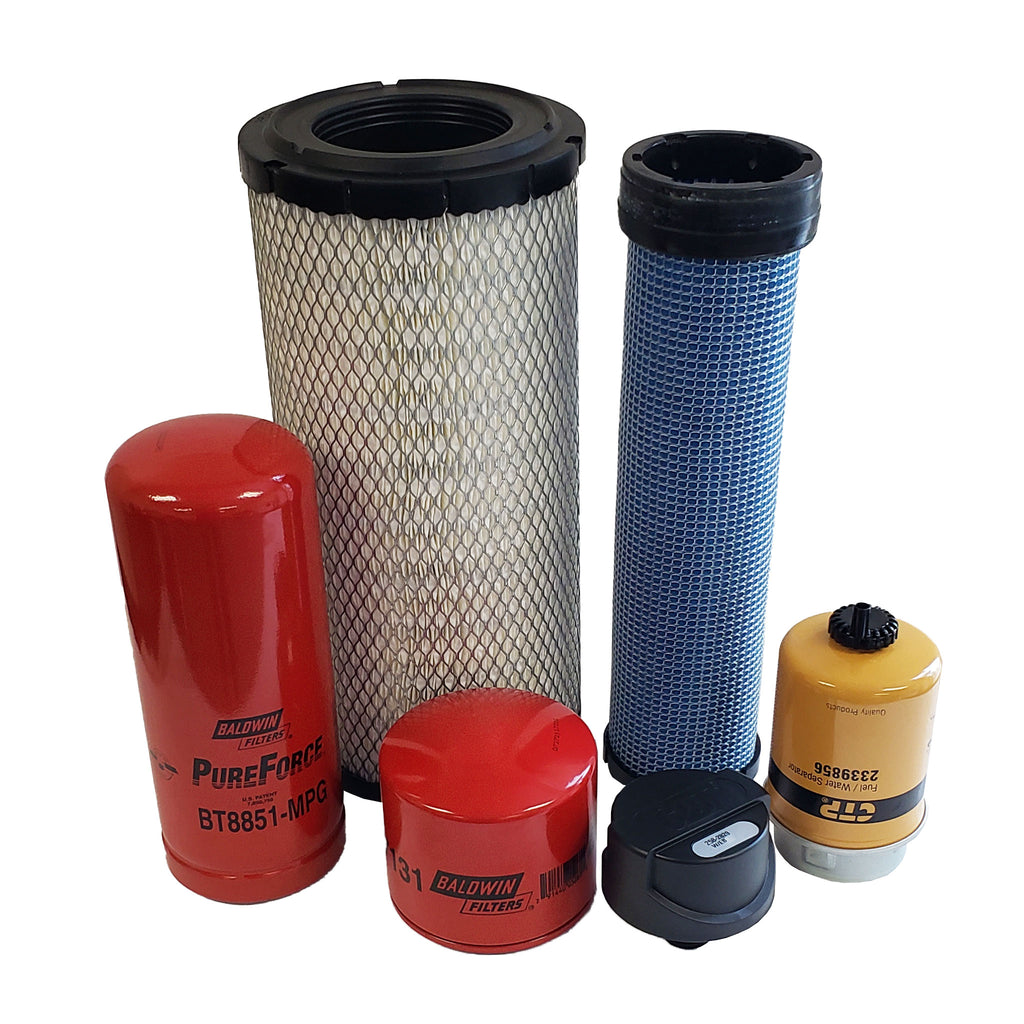 CFKIT Maintenance Filter Kit Compatible with C A T 279C2 Skid Steer
