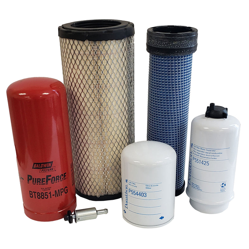 CFKIT Maintenance Filter Kit Compatible with C A T 226 Skid Steer