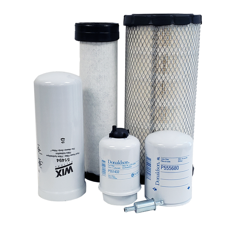 CFKIT Maintenance Filter Kit Compatible with C A T 287B Skid Steer ZSA S/N