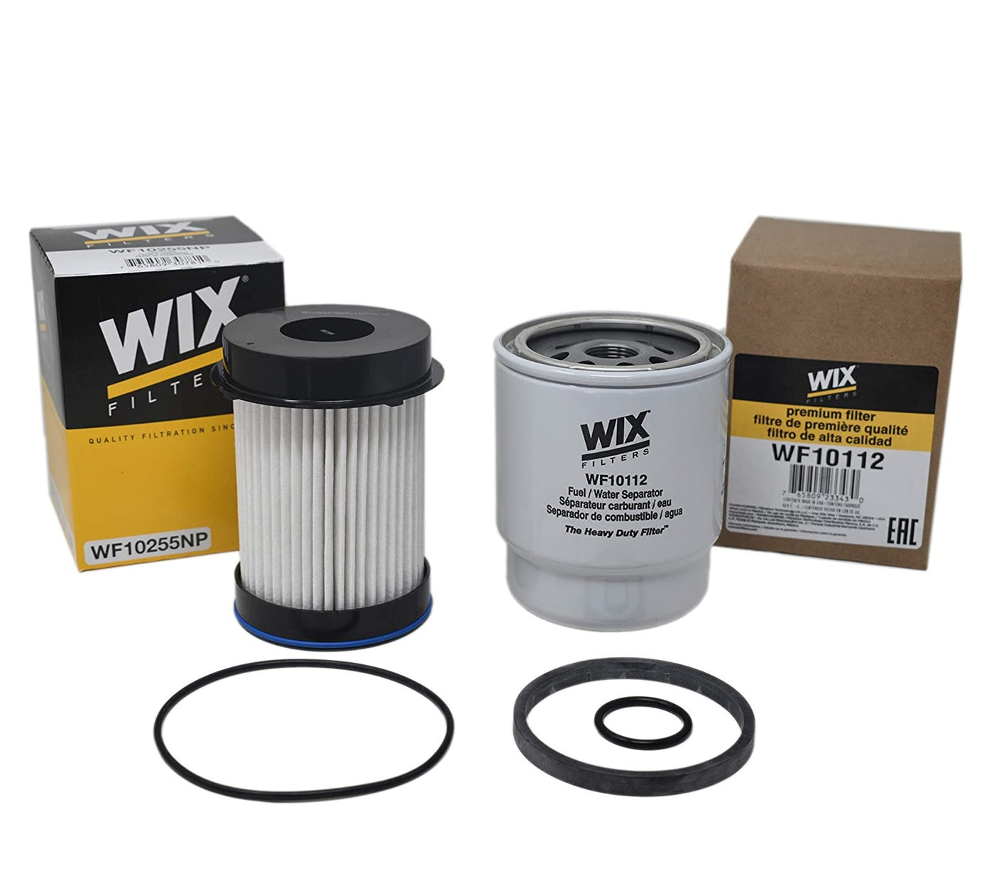 WIX Filter Kit Compatible with Dodge Ram 6.7L Diesel Cummins Fuel