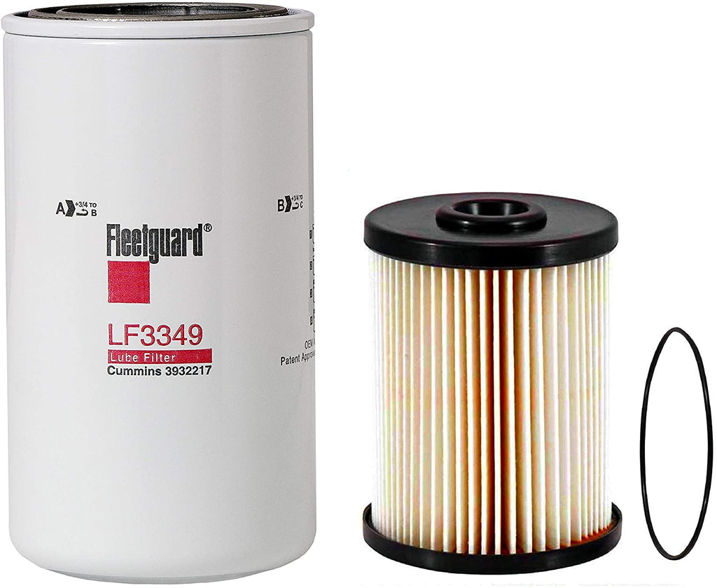 CFKIT Filter Set LF3349 - FS19856 Fleetguard For Dodge Ram 5.9 2003-10 - Crossfilters