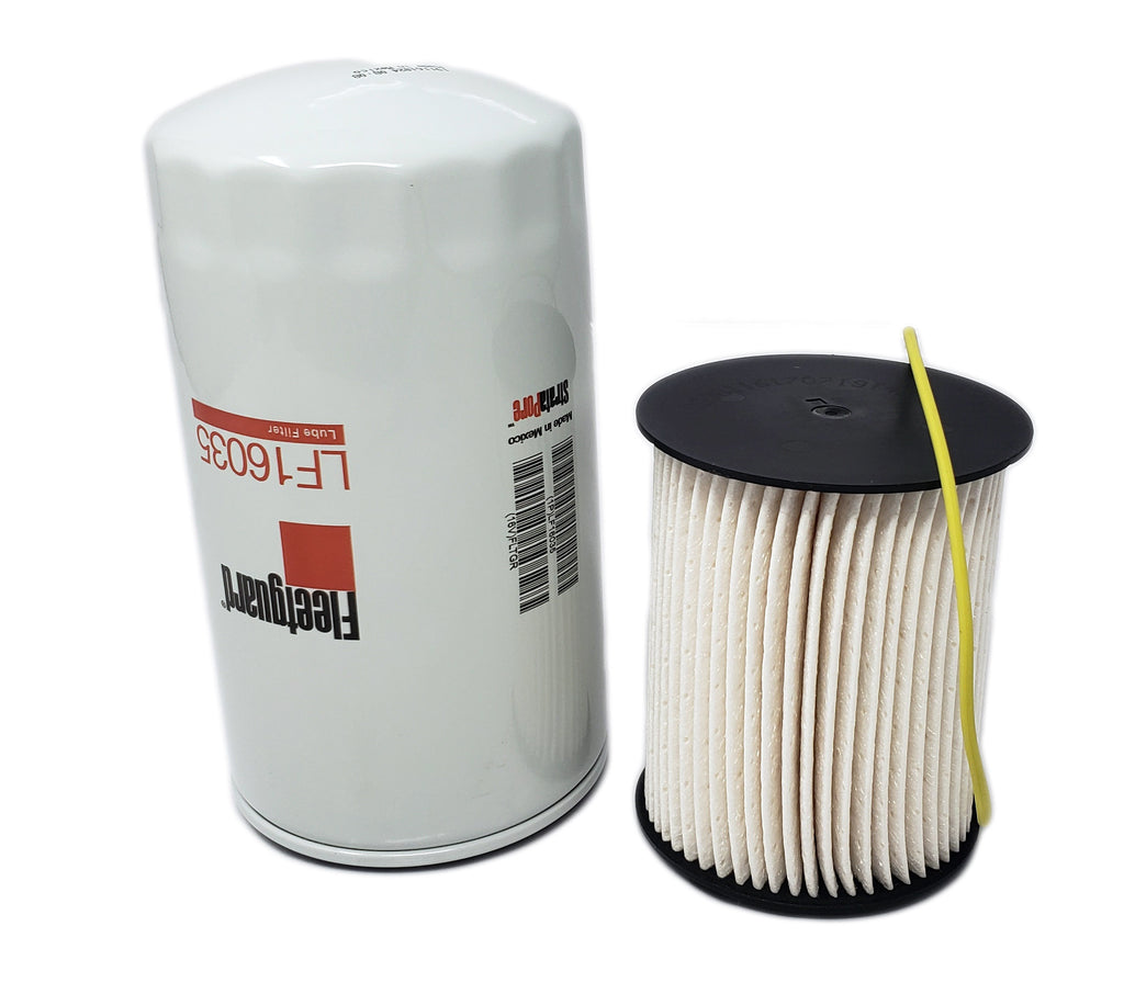 Fleetguard Oil & Fuel Filter Kit; Fits 2003-2007 Cummins (LF16035, FS19856) - Crossfilters