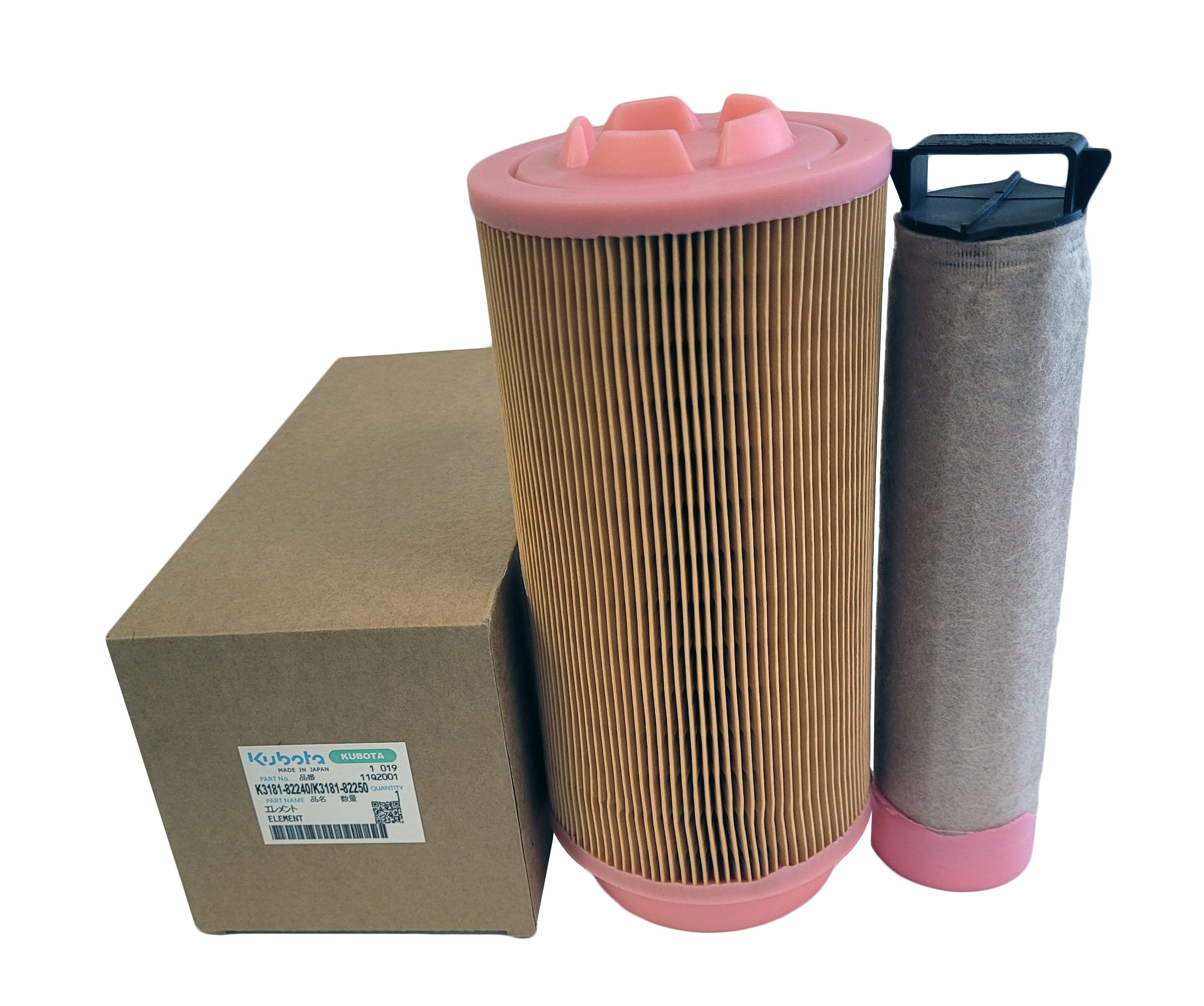 Air Filter Inner & Outer Compatible with K3181-82240 K3181