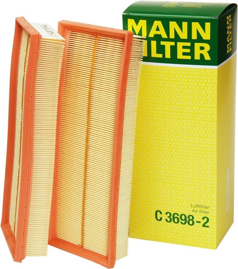 C3698/3-2 Mann Air Filter Element, (Set Of 2) - crossfilters