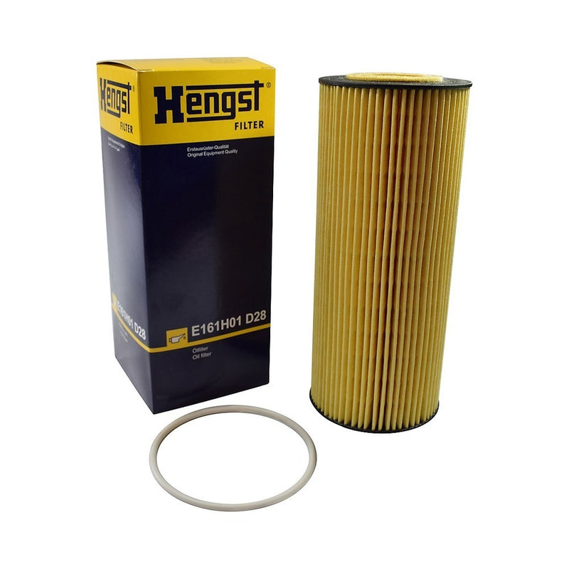 E161H01D28 Hengst Oil Filter For Mercedes 4.8L  6.4L 7.2L (Replaces P550761) Pack of 2 - Crossfilters
