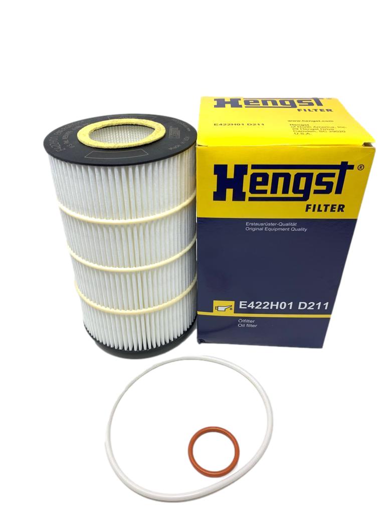 E422H01D211 Hengst Oil Filter OEM 3006874C91 (Replaces P551108) Pack of 2