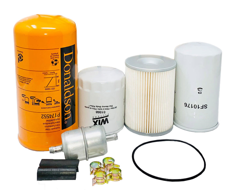 CFKIT Filter Kit for John Deere 328E, 329E, 332E & 333E Compact Track Loader (No Air Filters) - Crossfilters