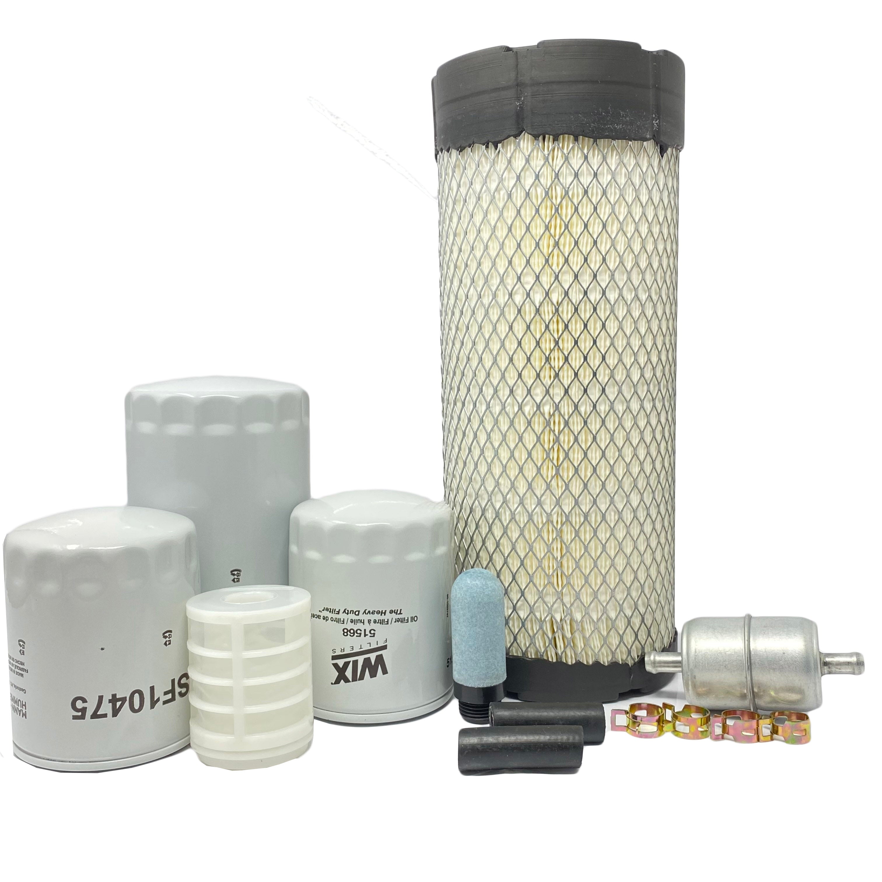 CFKIT Filter Kit For John Deere 320G, 324G, 325G Skid Steer Loaders (JDSET27) - No Hyd Filter