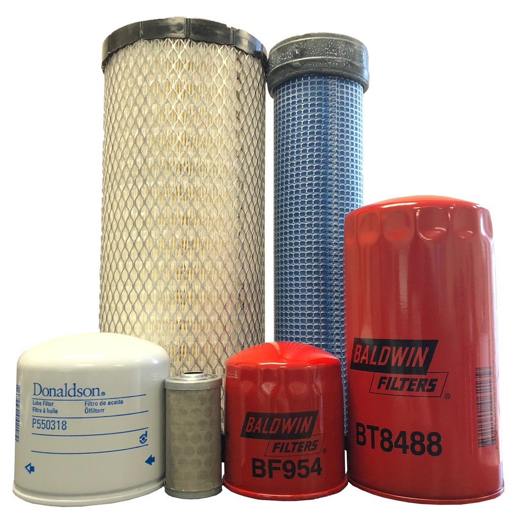 CFKIT Maintenance Filter Kit Compatible with KUB M5040 Tractors w/ V3007 Eng.