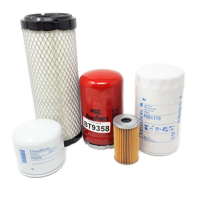 CFKIT Maintenance Filter Kit (05 Filters) for Kubota L3010 L3130 L3410 L3430 HST Models - Crossfilters