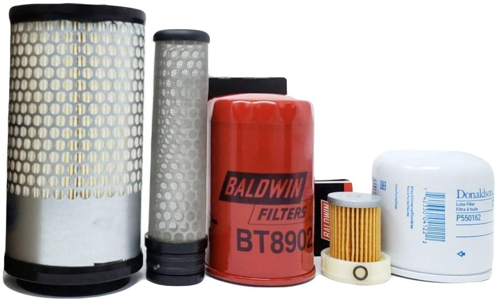 CFKIT Filter Kit For Kubota B2320 w/D1005-E3 Engine (Baldwin Air Filters) - Crossfilters