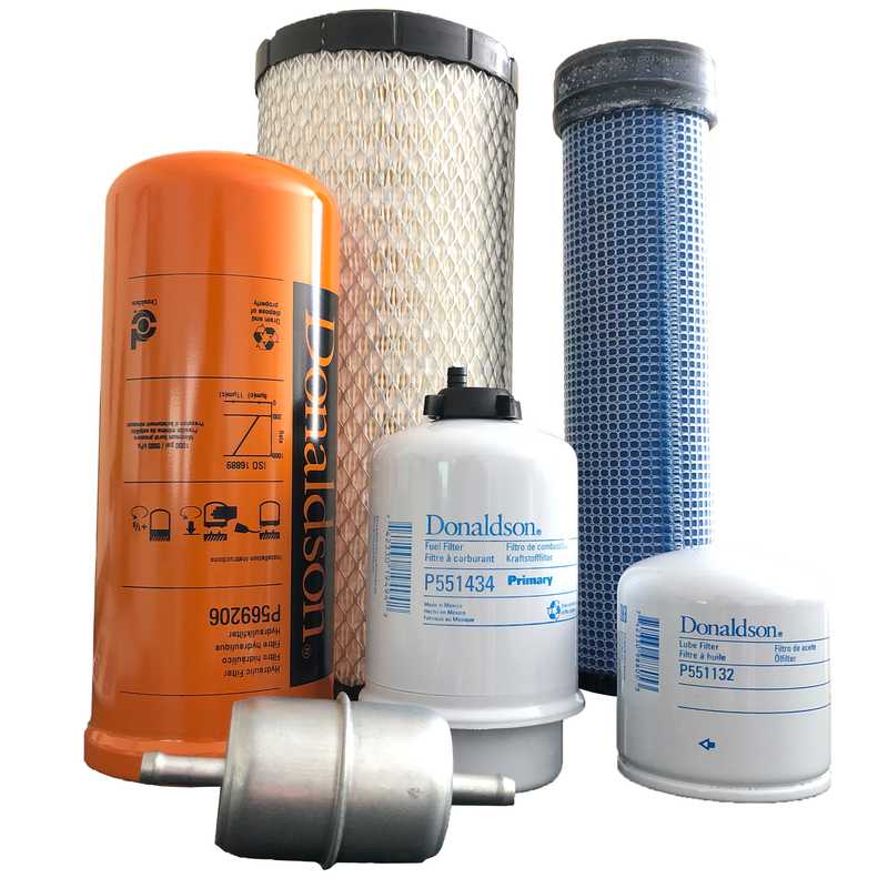 Maintenance Filter Kit CFKIT Maintenance Filter Kit Compatible with NH L328 Skid Steer Loaders ...