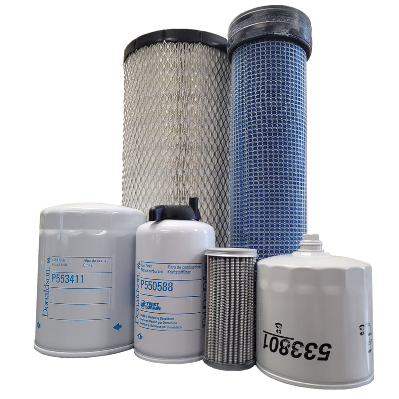 CFKIT Maintenance Filter Kit Compatible with NH TL90 TL100 Tractors w/ Iveco 3.9L Eng.