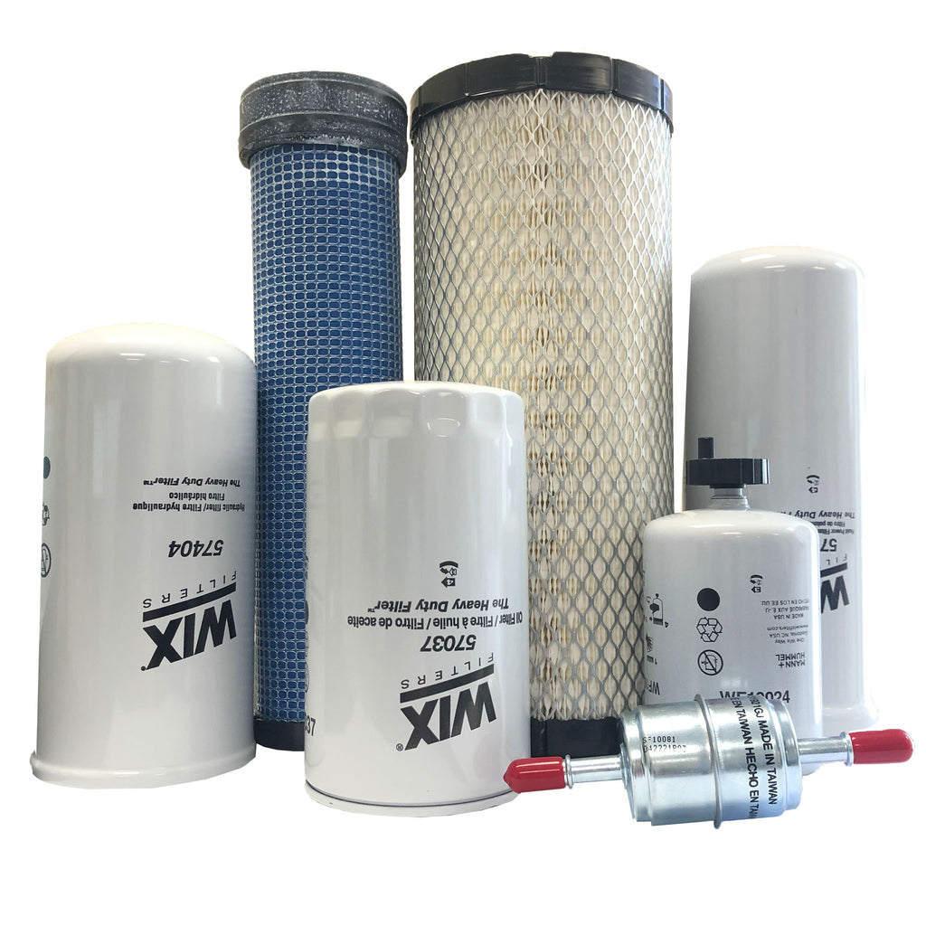 CFKIT Maintenance Filter Kit Compatible with NH L190 Loaders w/ 4.5L Turbo Diesel Eng.