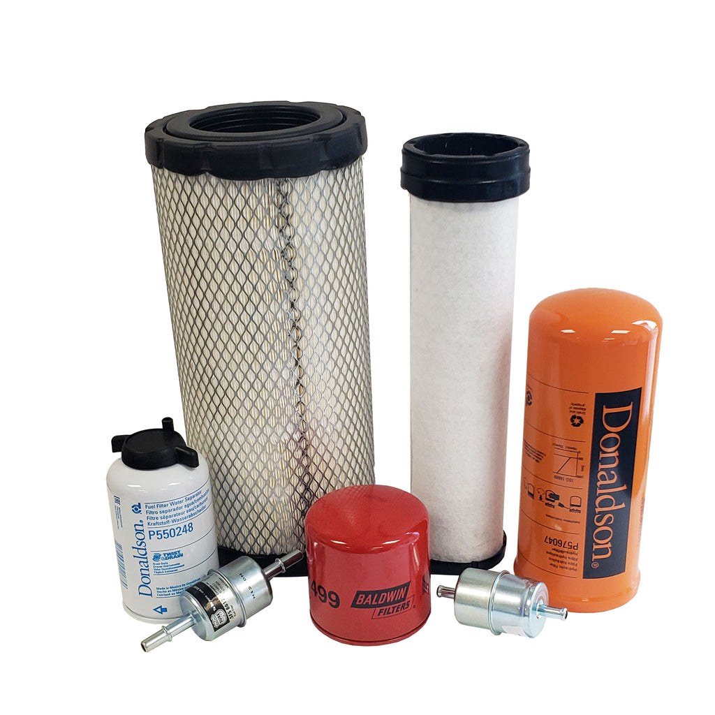 CFKIT Maintenance Filter Kit Compatible with NH L223 Skid Steer (10/13-11/19)