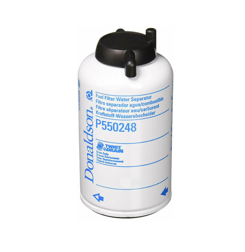P550248 Donaldson Fuel Filter, Water Separator Spin-On Twist&Drain ( Replaces New Holland 76194582 ) - Crossfilters