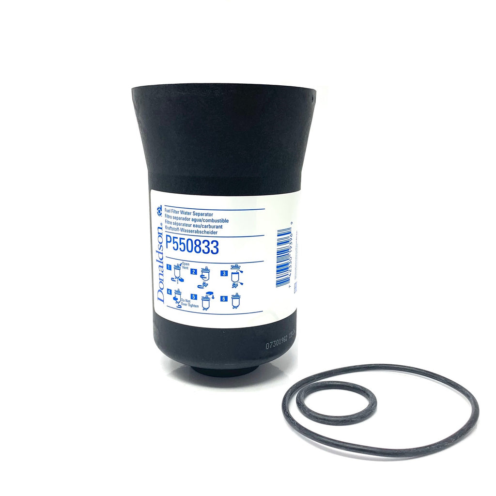 P550833 Donaldson Fuel Filter, Water Separator Spin-On - Crossfilters