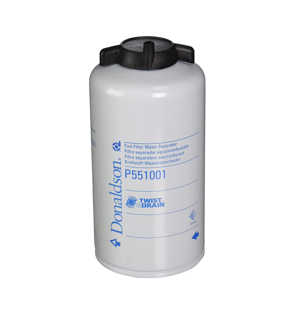 P551001 Donaldson Fuel Filter, Water Separator Spin-On Twist&Drain - Crossfilters