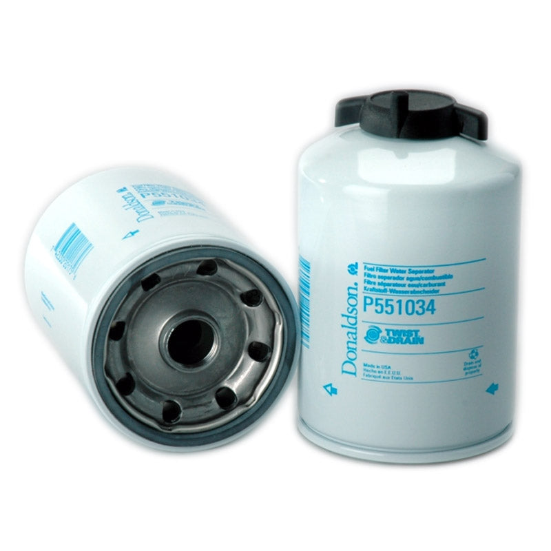 P551034 Donaldson Fuel Filter, Water Separator Spin-On Twist&Drain - Crossfilters