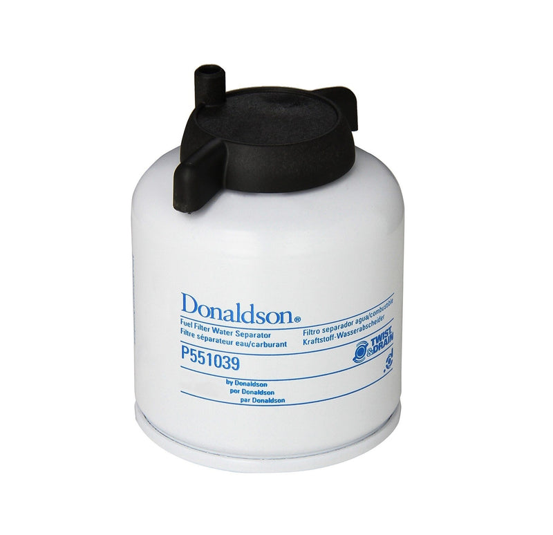 P551039 Donaldson Fuel Filter, Water Separator Spin-On Twist&Drain - Crossfilters