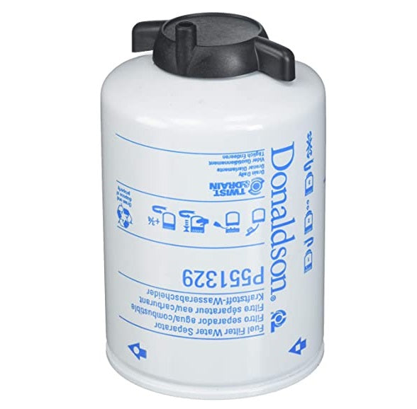 P551329 Donaldson Fuel Filter, Water Separator Spin-On Twist&Drain - Crossfilters