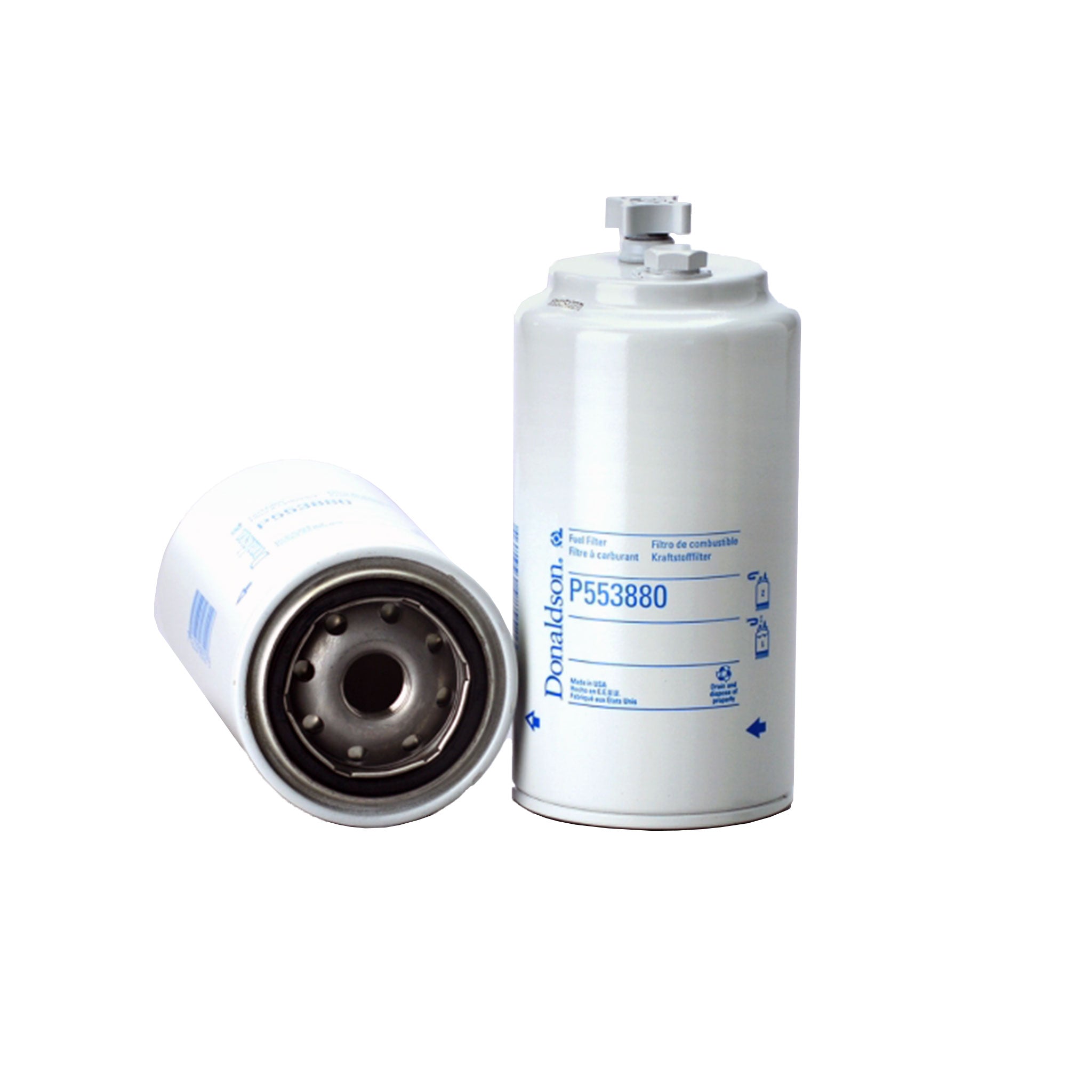 P553880 Donaldson Fuel Filter, Water Separator Spin-On 